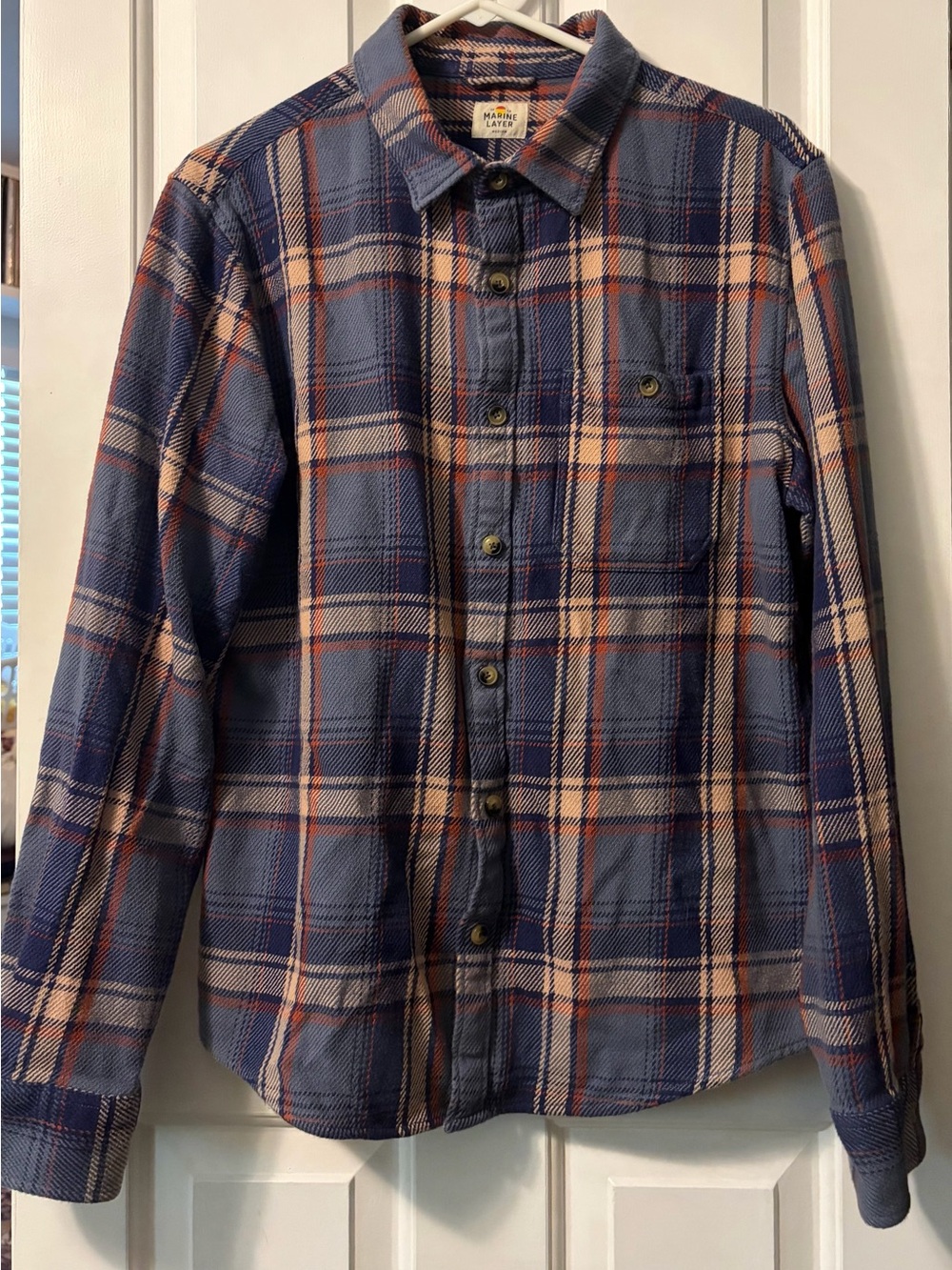 Marine Layer Men’s Plaid Shirt Jacket